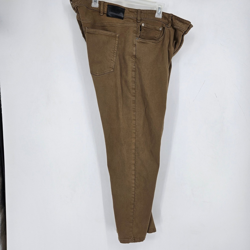 DL1961 Jeans Mens 40x32 Russell Slim Straight Fit Pants Stretch Droit Tan Khakis - Picture 11 of 13